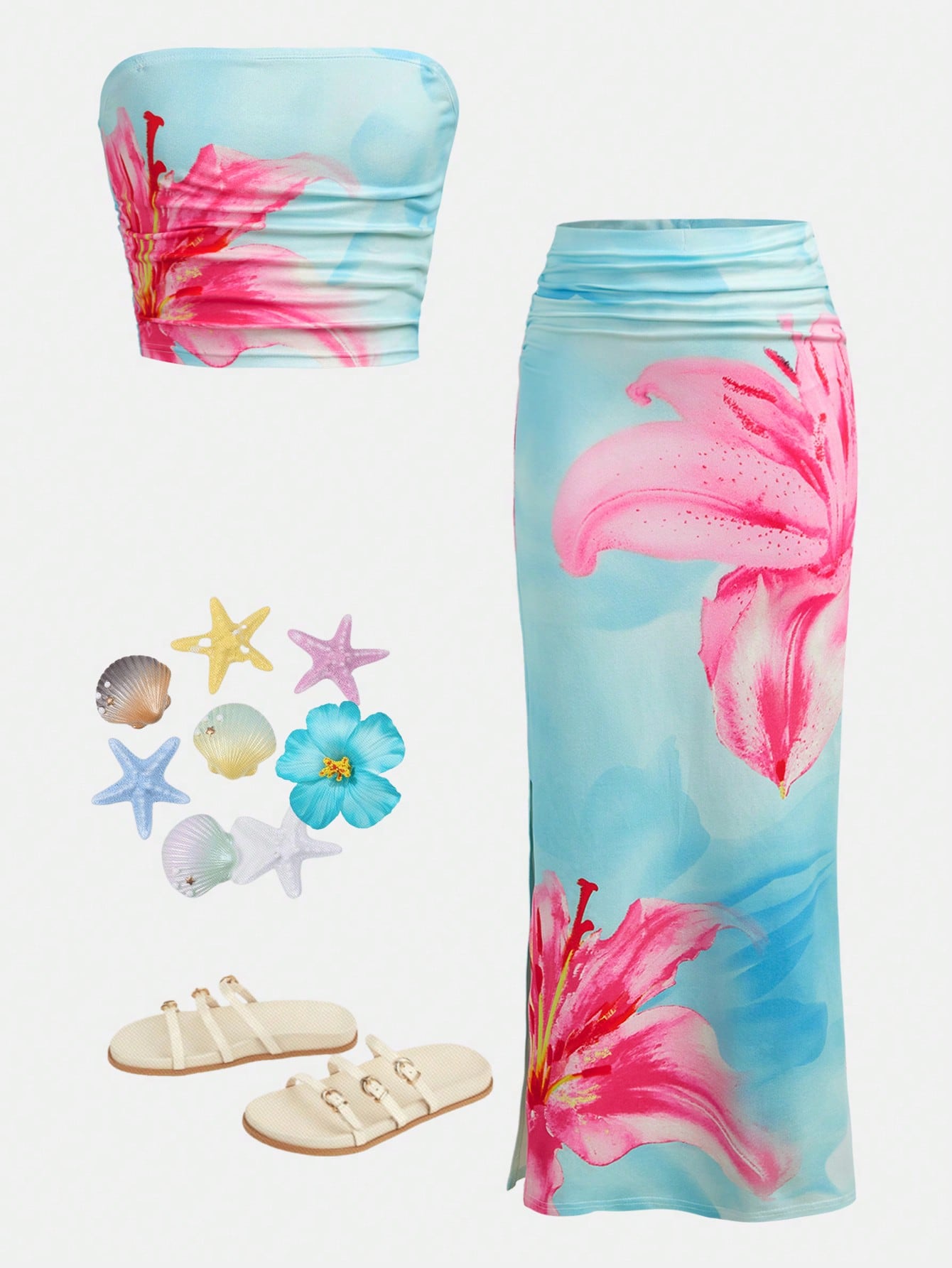 Matcha - Girlism Light Blue Tween Girls' Summer