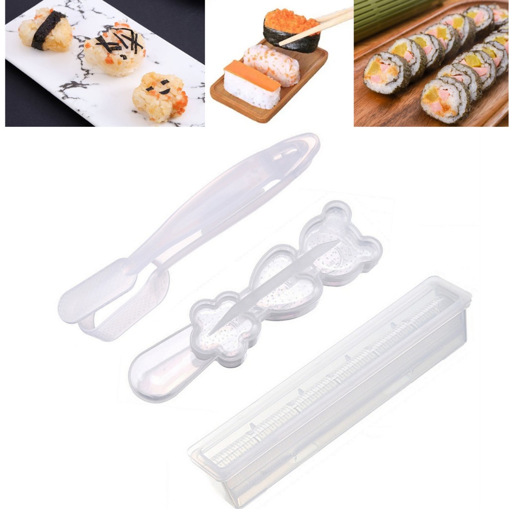 Sushi Making Kit - 3Pcs/Set Sushi Mold Set, DIY Warship