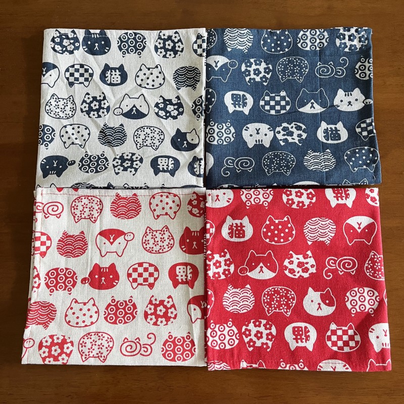 Furoshiki - Hand Towel Multiple Sizes Japanese Handkerchief