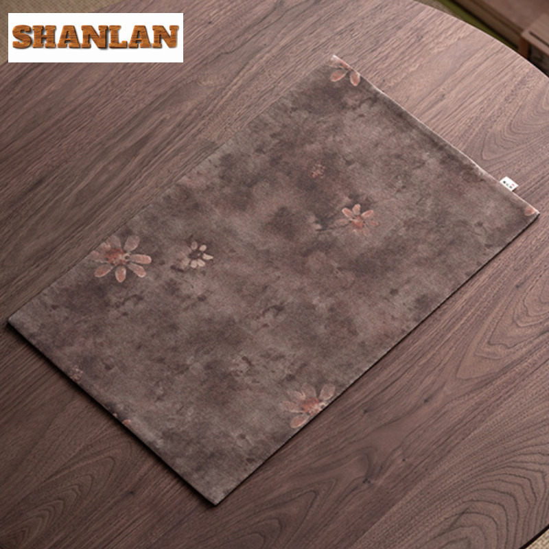 Japanese Tea - Chinese Zen Woven Brocade Tea Table