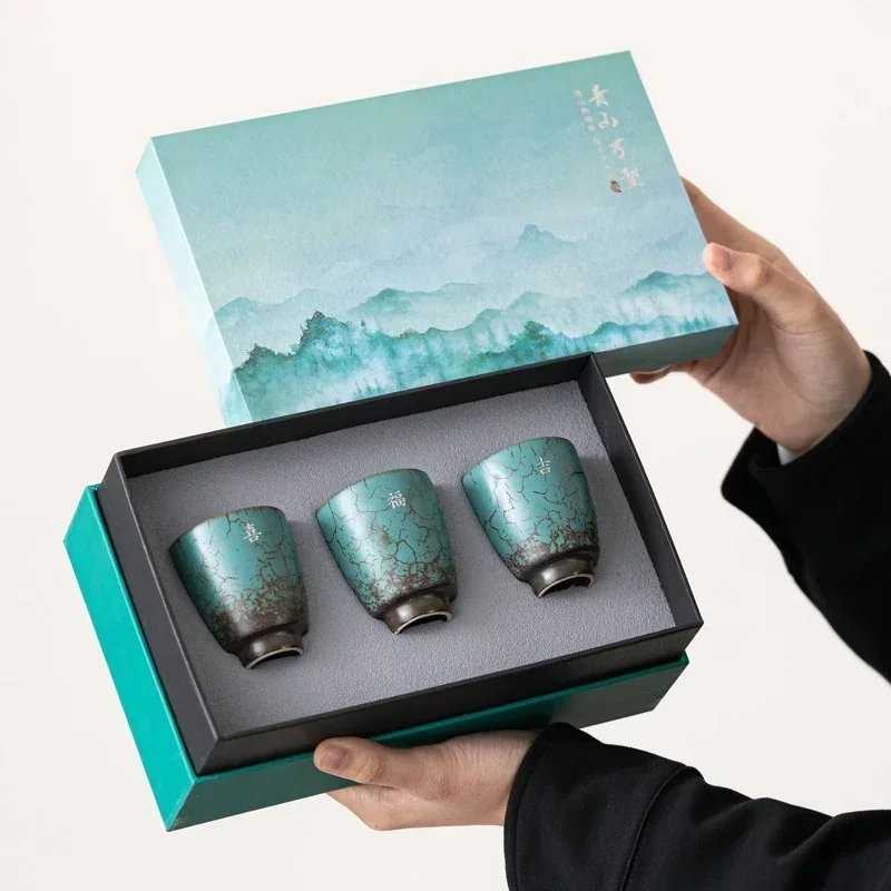 Japanese Pottery - Gift Box, Espresso Cups,Japanese Ceramic Tea