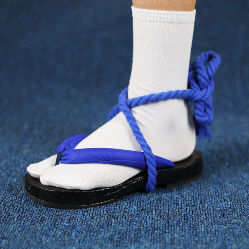 Blue Straps Geta Sandals – Jap - Geta Wooden Sandal ulasan dan harga