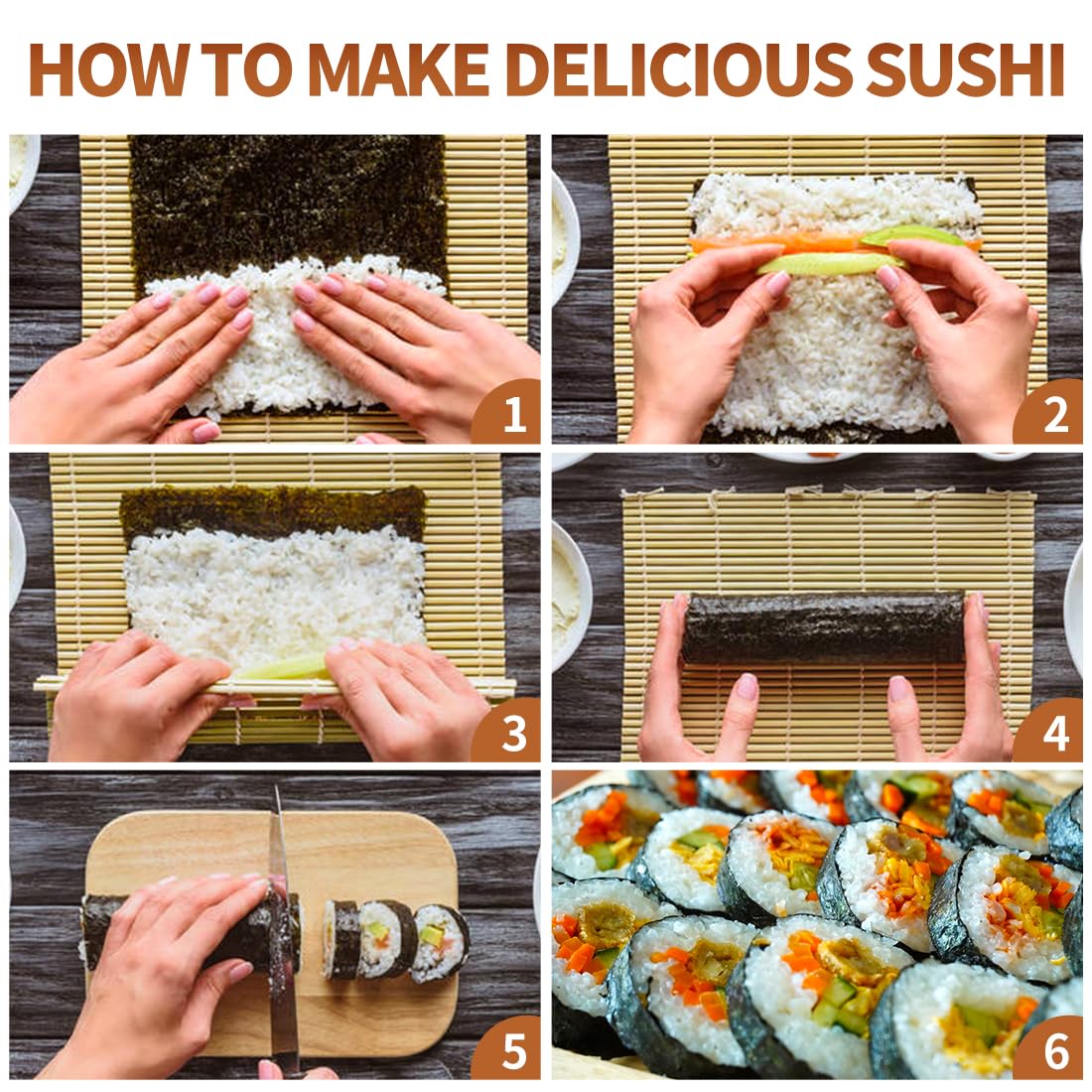 Sushi Making Set With Various  - Sushi Making Kit ulasan dan harga