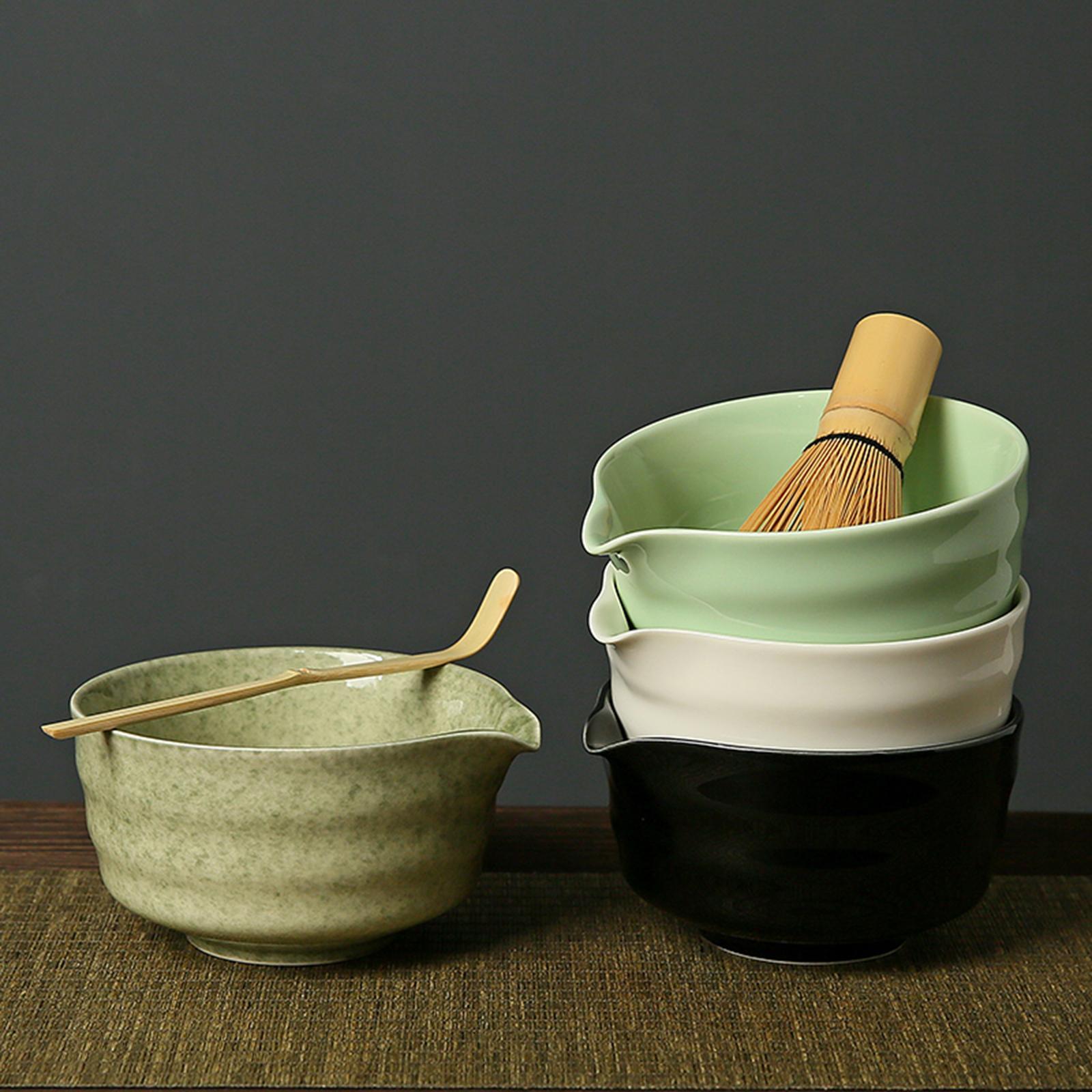 Ceramic Matcha Bowl with Spout - Japanese Tea ulasan dan harga