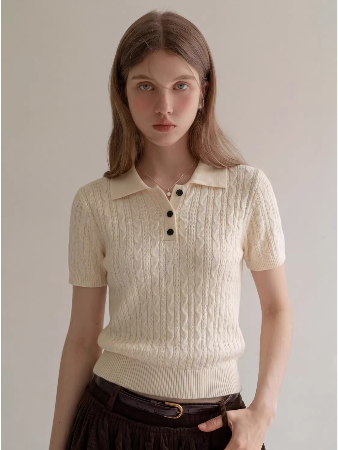 Fashion Casual Style Twist Cab - Matcha ulasan dan harga
