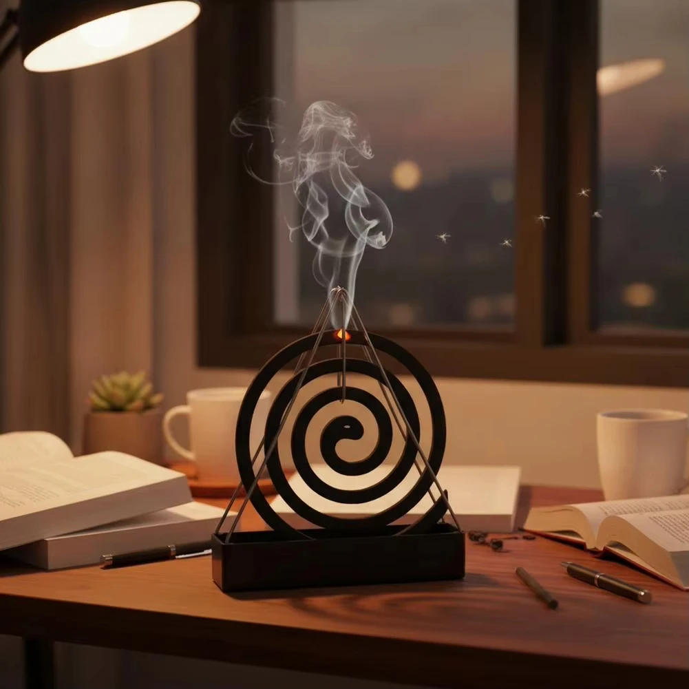 Iron Mosquito Coil Holder Ince - Incense Holder ulasan dan harga