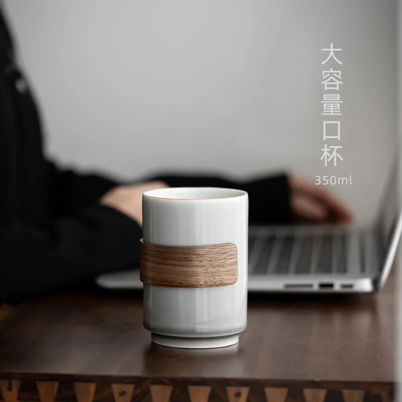 Bamboo Wooden Buckle Waist Cup - Japanese Pottery ulasan dan harga