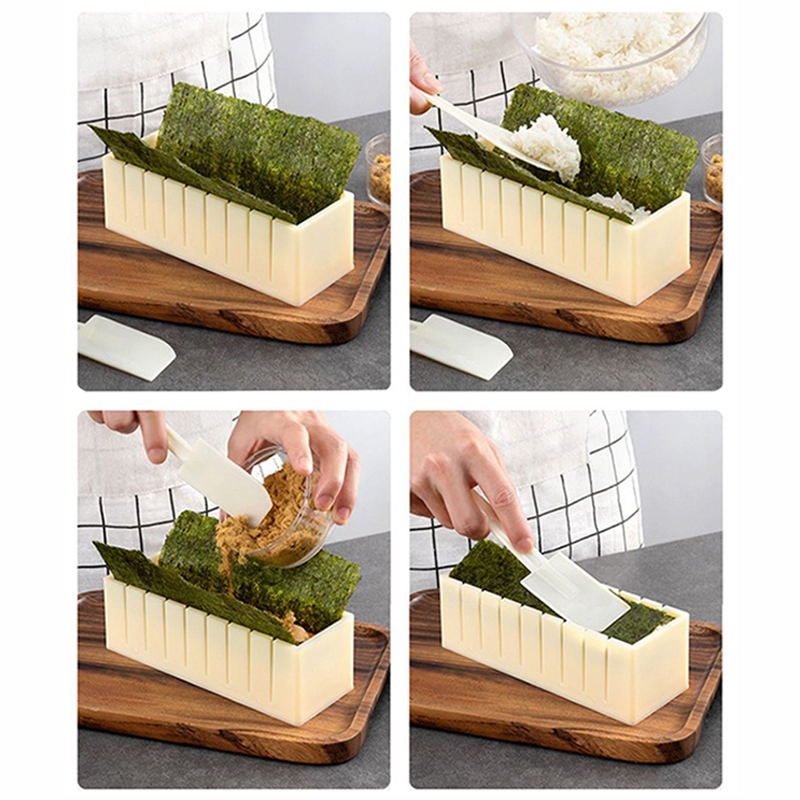 Make Sushi Machine Cutter Sush - Sushi Making Kit ulasan dan harga