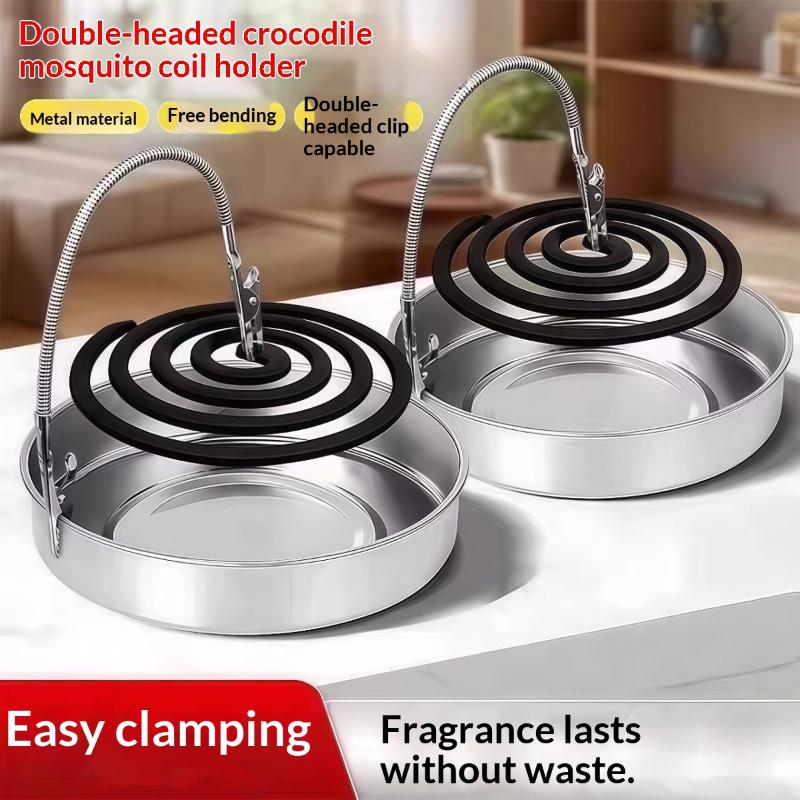 1PC Double-Headed Metal Mosqui - Incense Holder ulasan dan harga