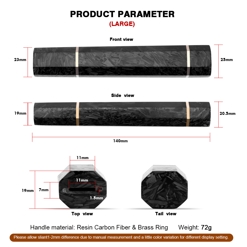 Handmade Resin & Carbon Fiber  - Japanese Knife ulasan dan harga