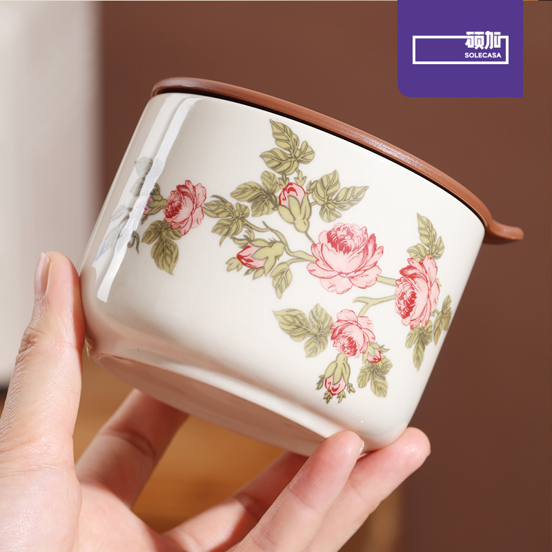 SOLECASA Elegant Rose Pattern  - Bento Box ulasan dan harga