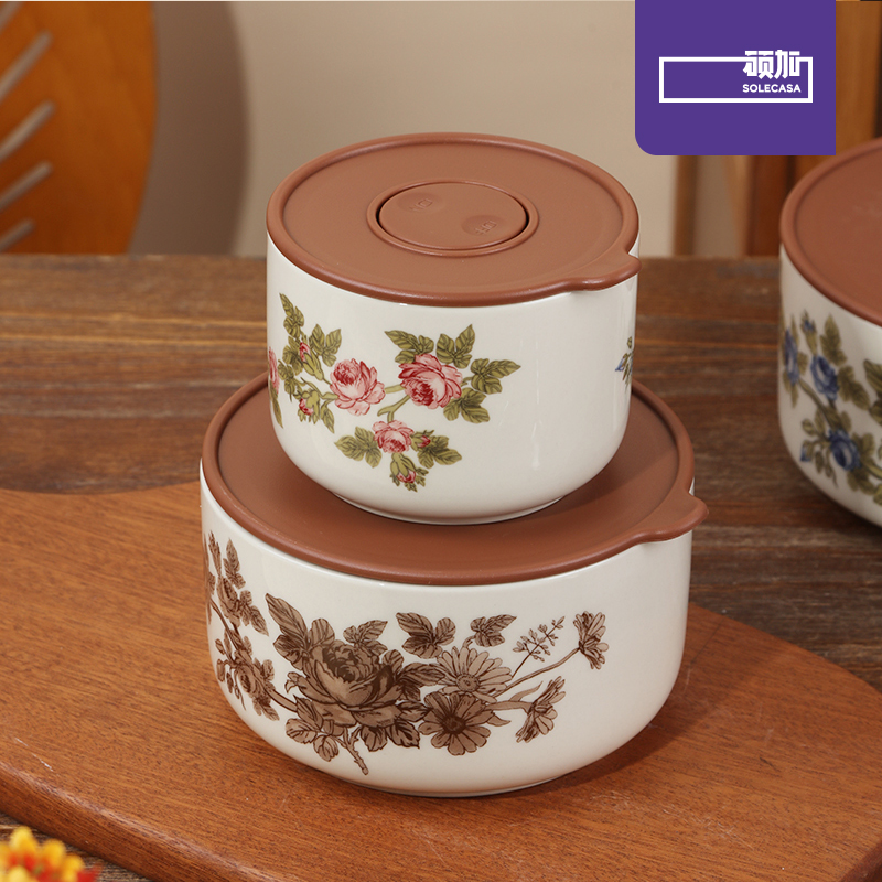 SOLECASA Elegant Rose Pattern  - Bento Box ulasan dan harga