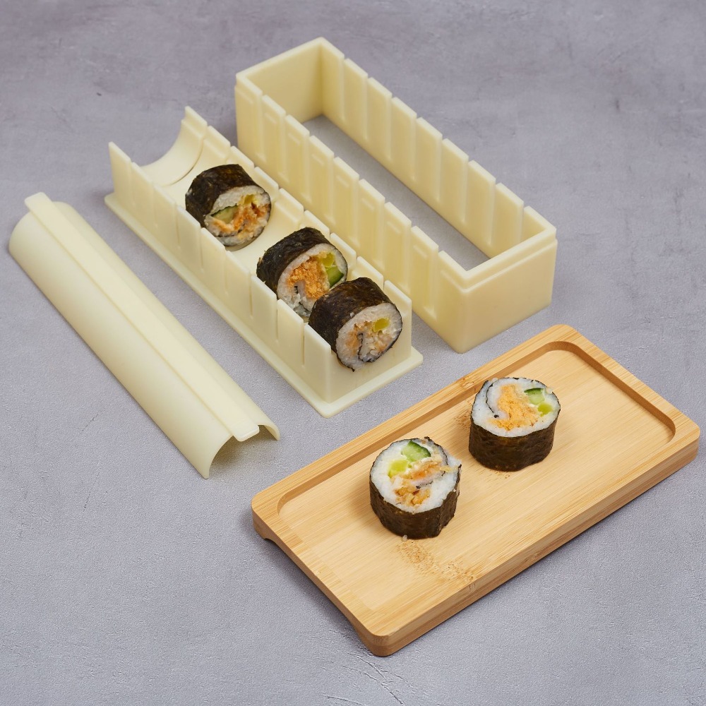 3pcs/set Plastic Sushi Maker E - Sushi Making Kit ulasan dan harga