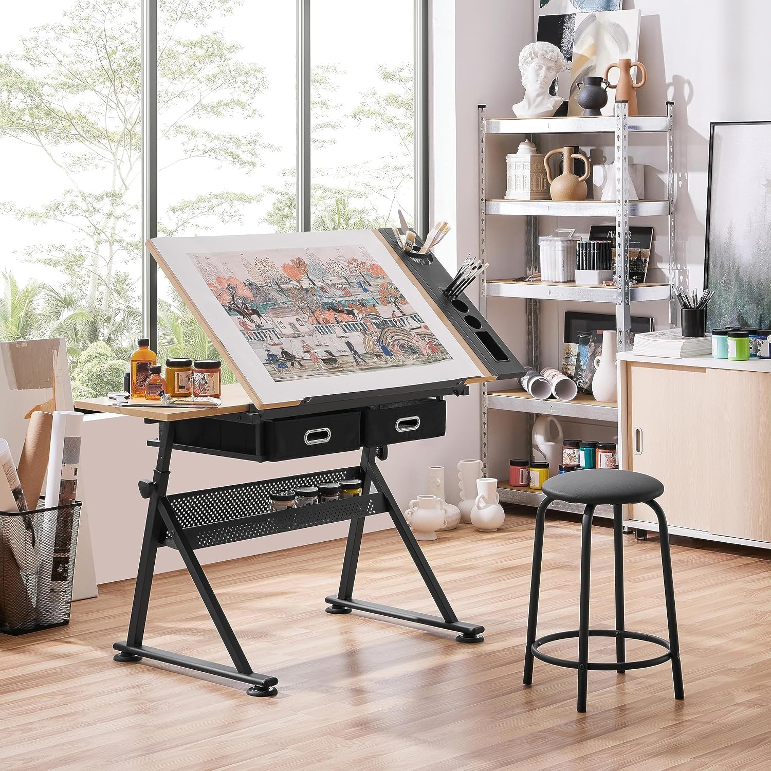 Adjustable Drafting Table Art  - Matcha ulasan dan harga