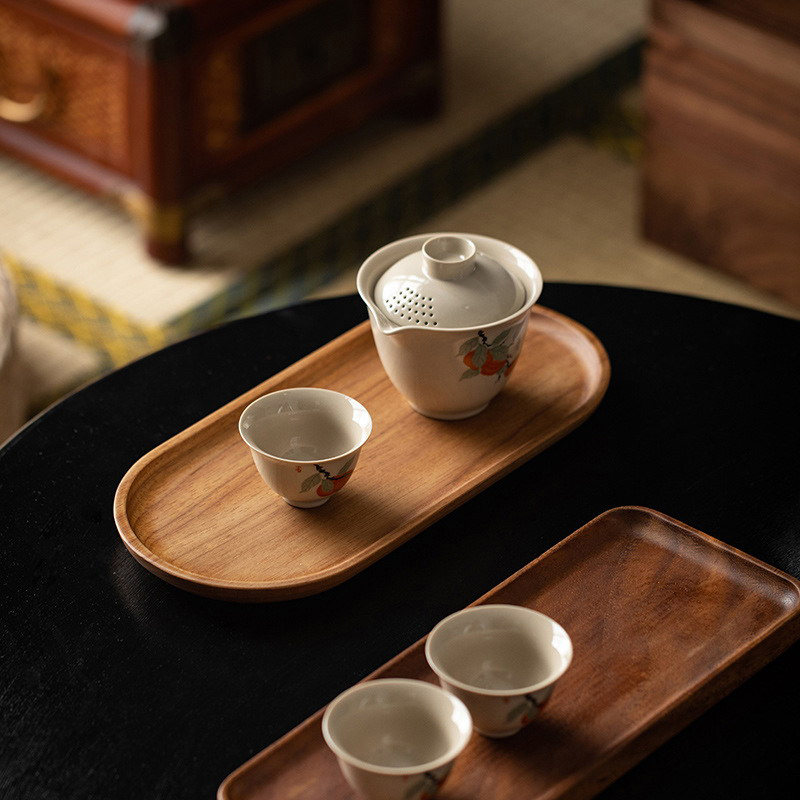 Tableware Solid Wood Food Tray - Japanese Snacks ulasan dan harga