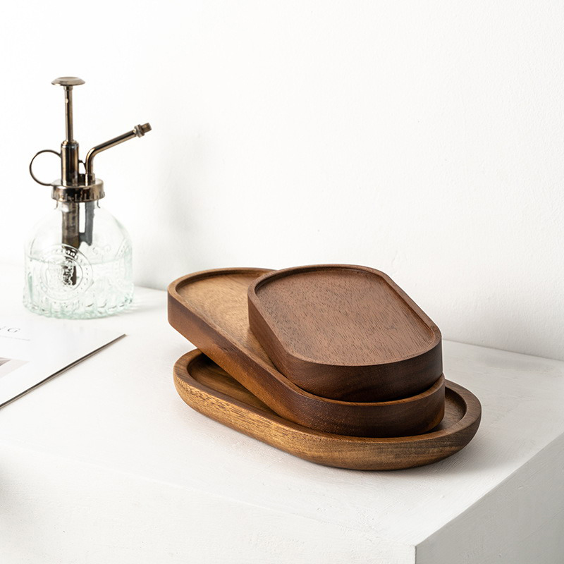 Tableware Solid Wood Dessert P - Japanese Snacks ulasan dan harga