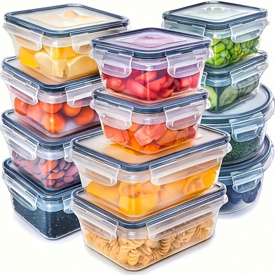 24‑Piece Meal Prep Food Contai - Bento Box ulasan dan harga