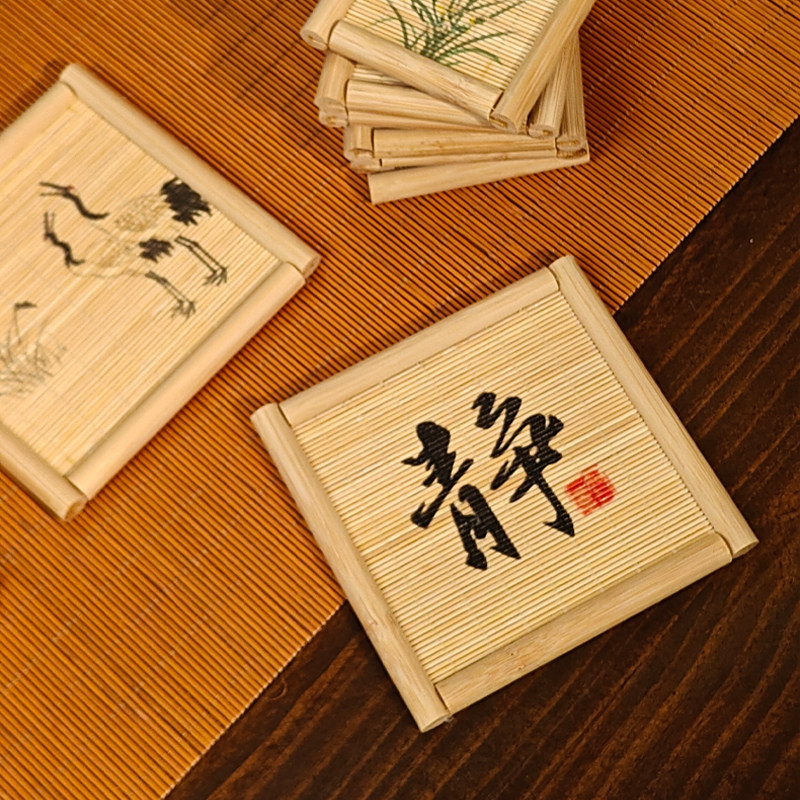 Set of 5 Natural Bamboo Tea Cu - Japanese Tea ulasan dan harga
