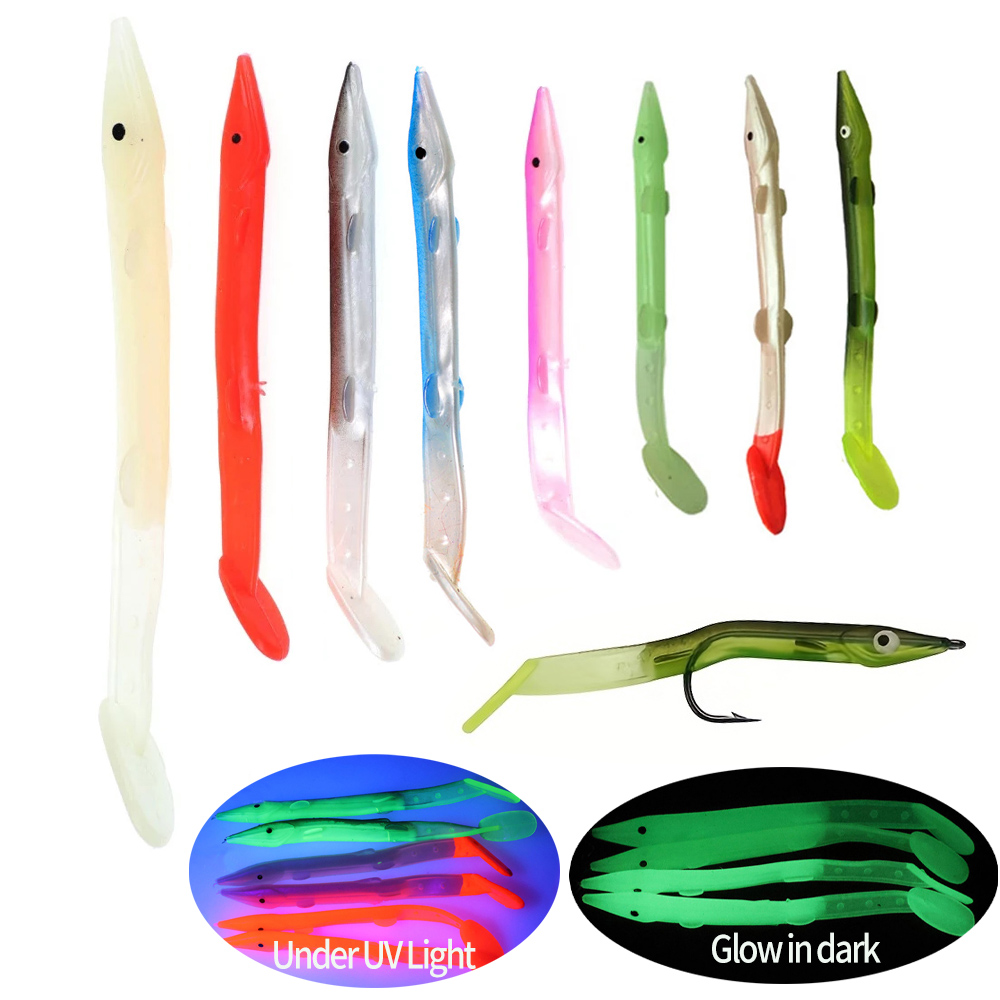 8pcs Soft Plastic Bait Fish Sa - Furoshiki ulasan dan harga