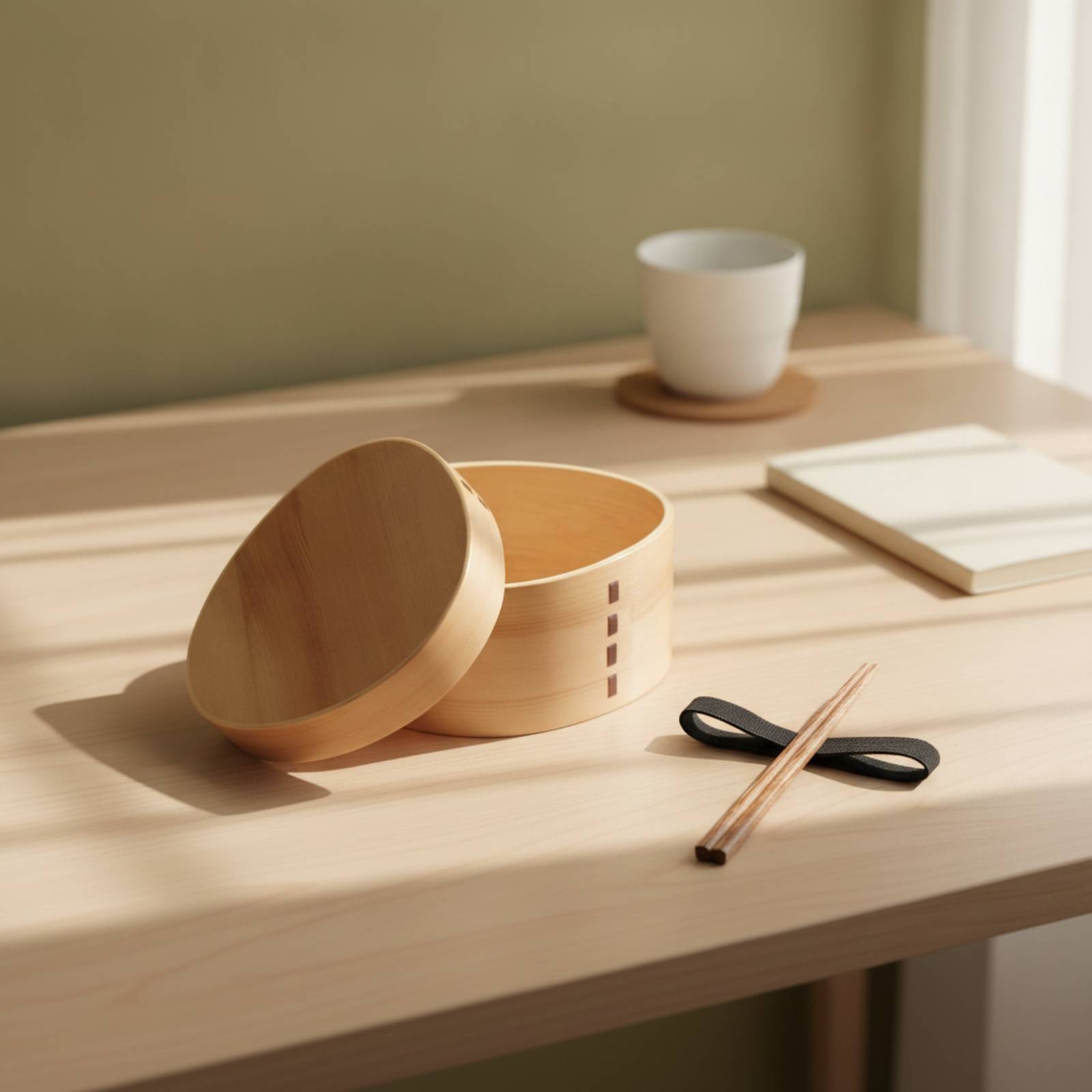 Wooden Bento Box Japanese-Styl - Bento Box ulasan dan harga