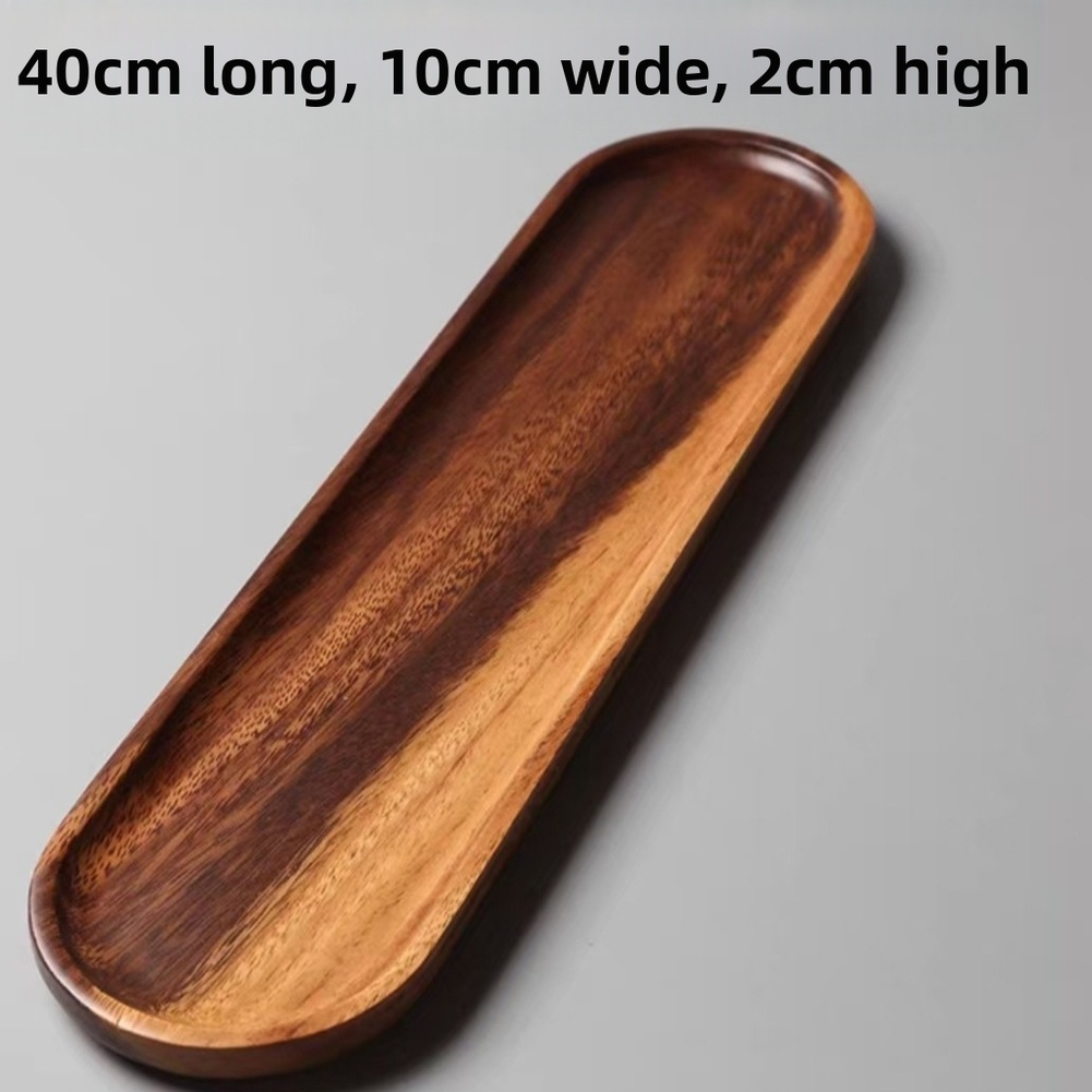 Walnut Wood Tray Tableware Rec - Japanese Snacks ulasan dan harga