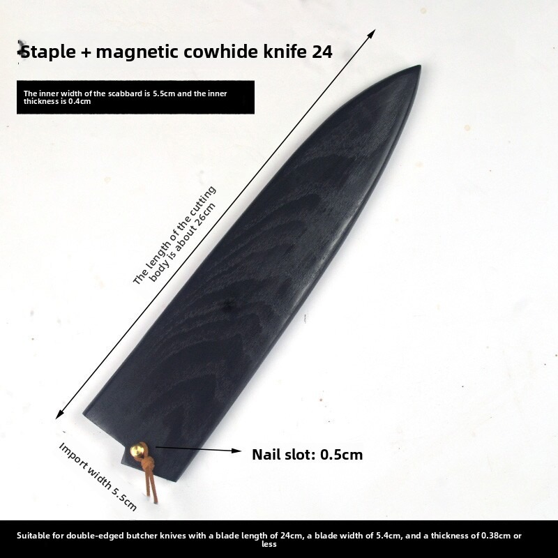 Black Lacquer Ash Wood Saya Kn - Japanese Knife ulasan dan harga