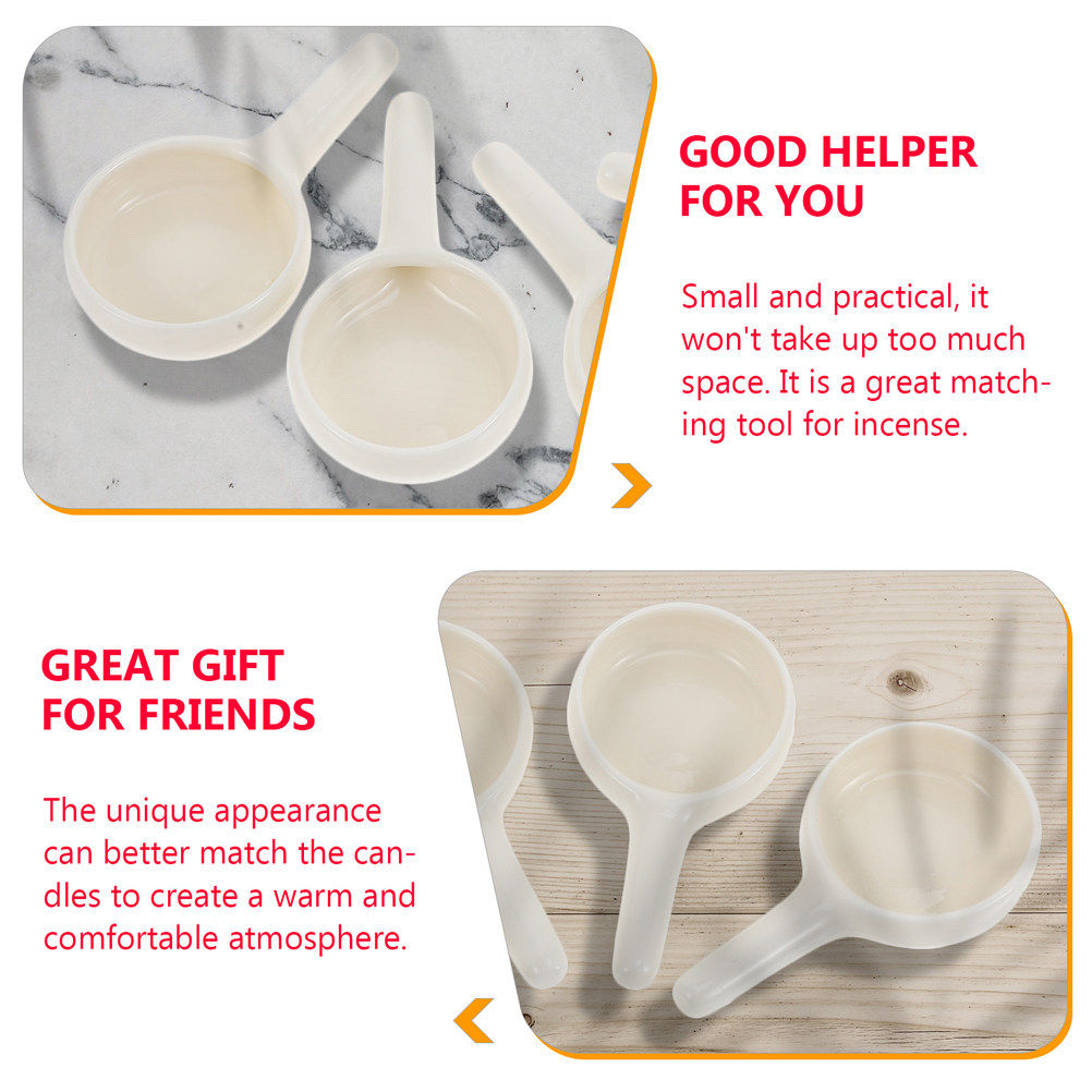 3Pcs Ceramic Tray Exquisite Cr - Incense Holder ulasan dan harga
