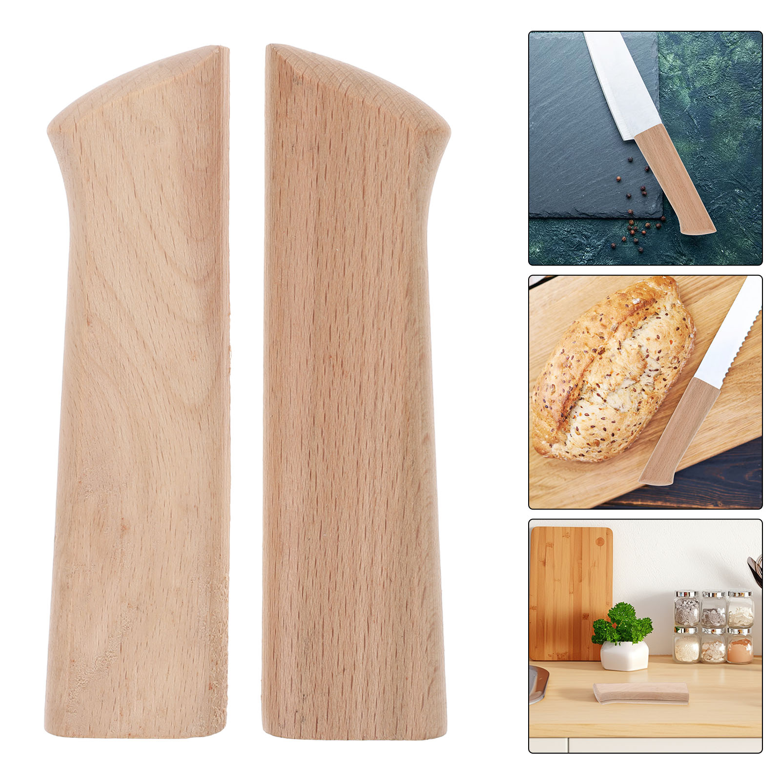 2pcs Knife Handles For Kitchen - Japanese Knife ulasan dan harga