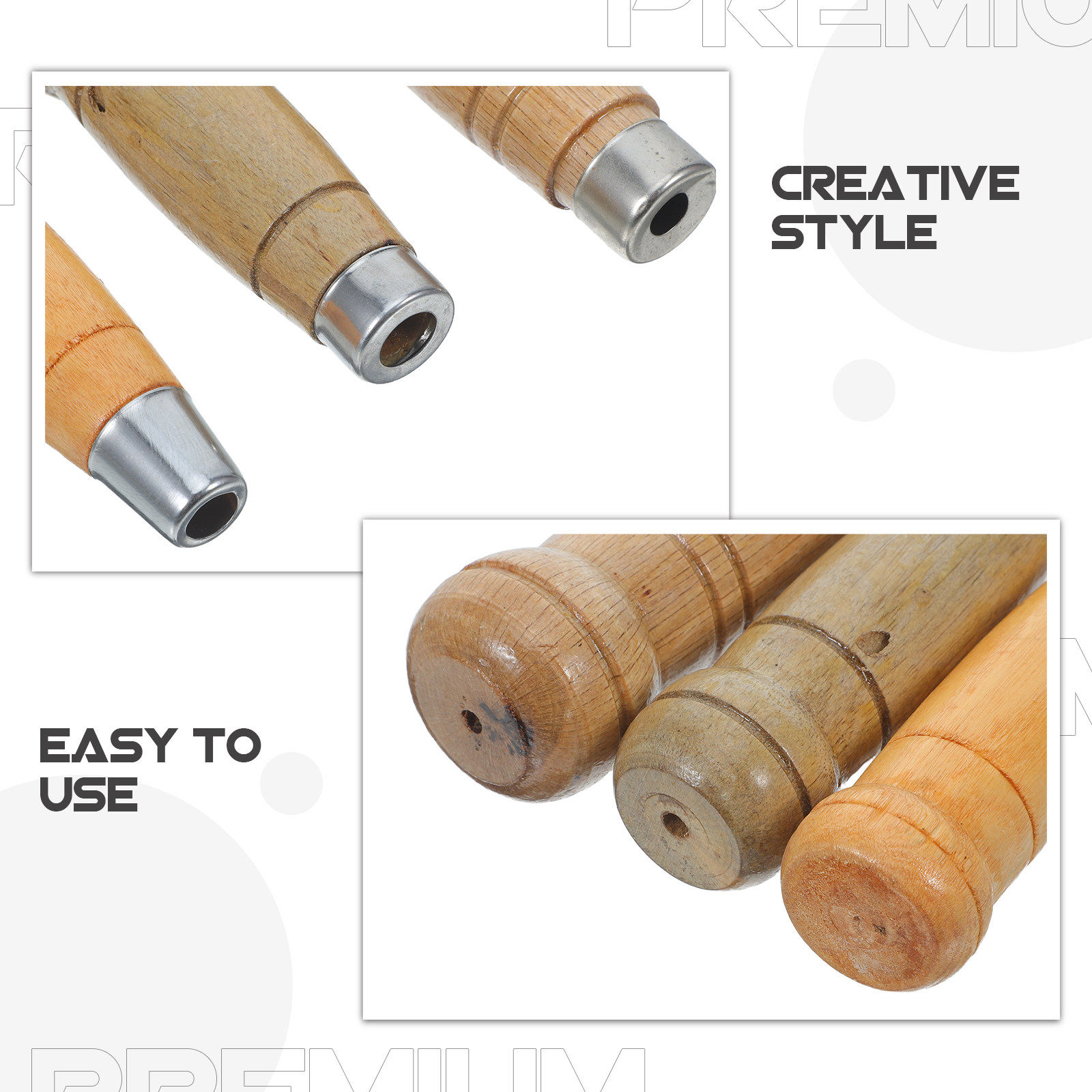 3pcs Wooden Knife Handle Grips - Japanese Knife ulasan dan harga
