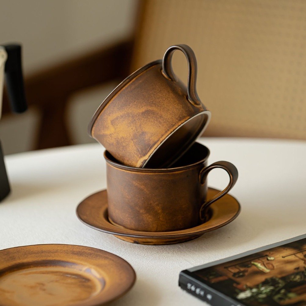 Japanese Retro Coffee Cup and  - Japanese Pottery ulasan dan harga