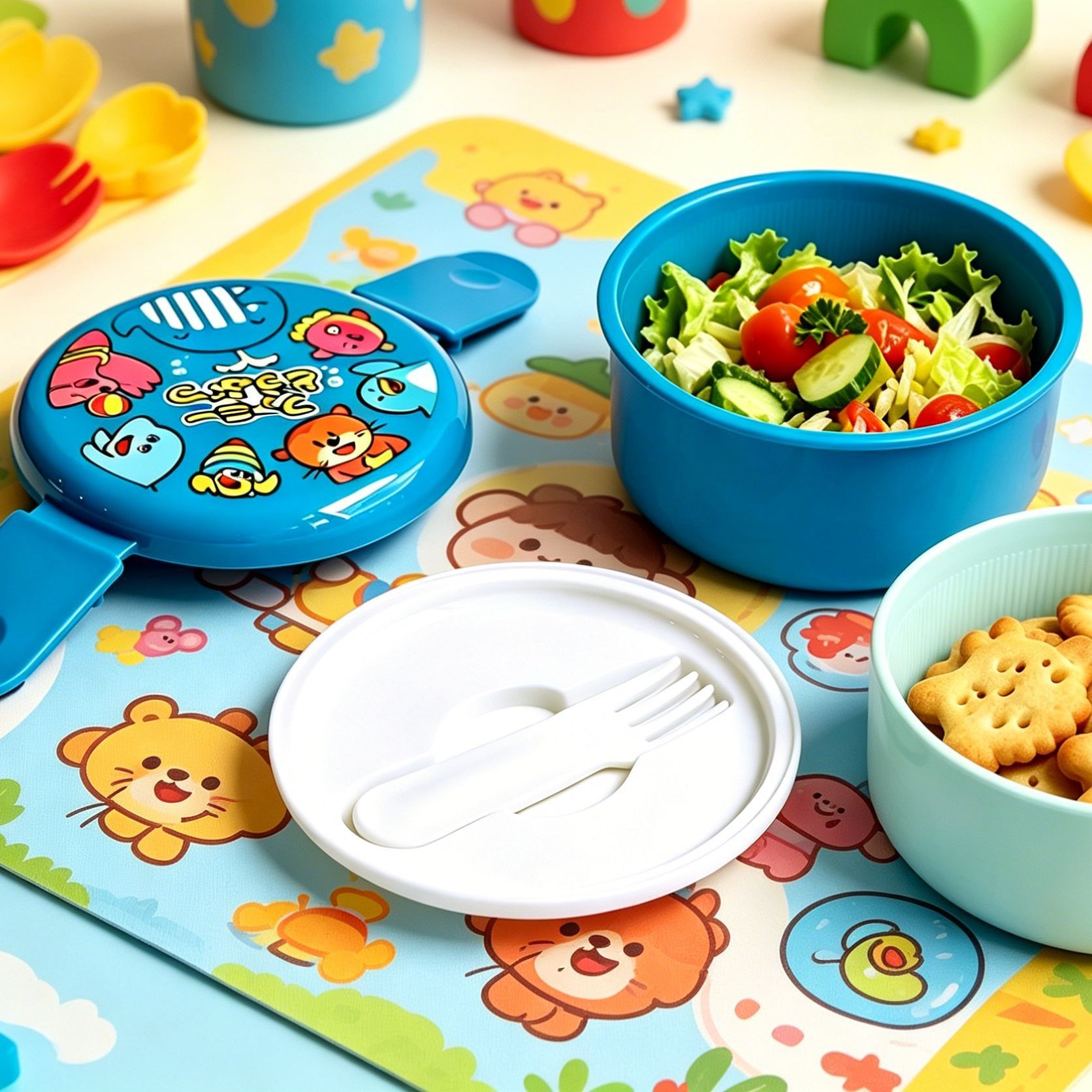 Mini Animal Lunch Box Japanese - Japanese Snacks ulasan dan harga