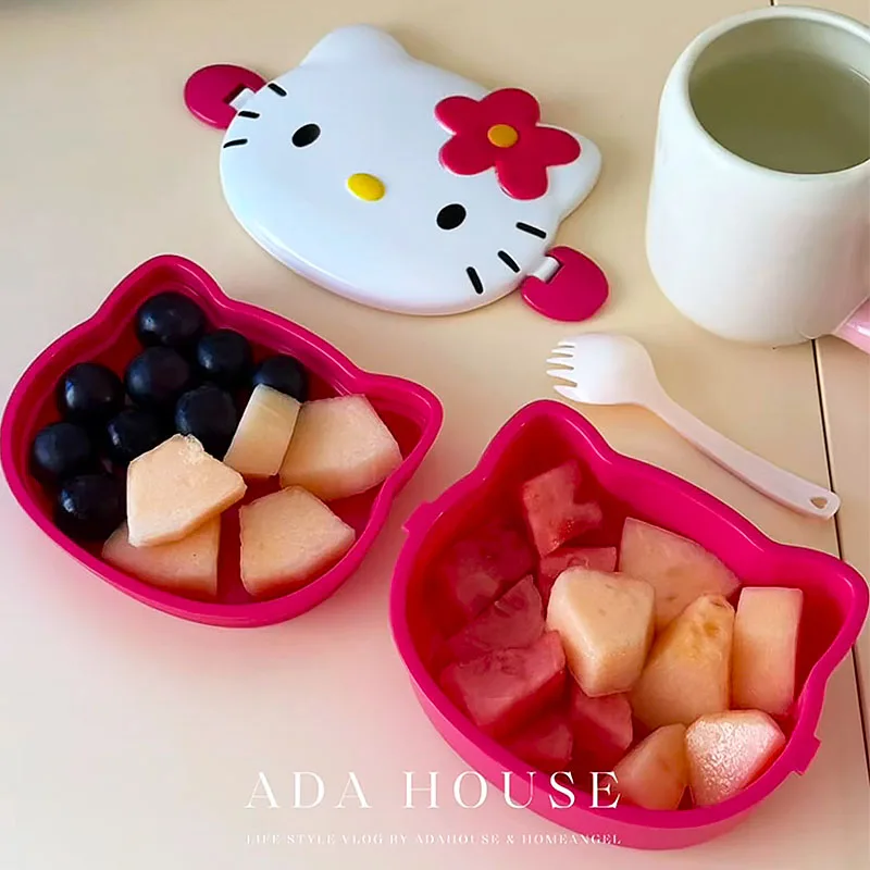 Cute Hello Kitty Shaped Lunch  - Japanese Snacks ulasan dan harga