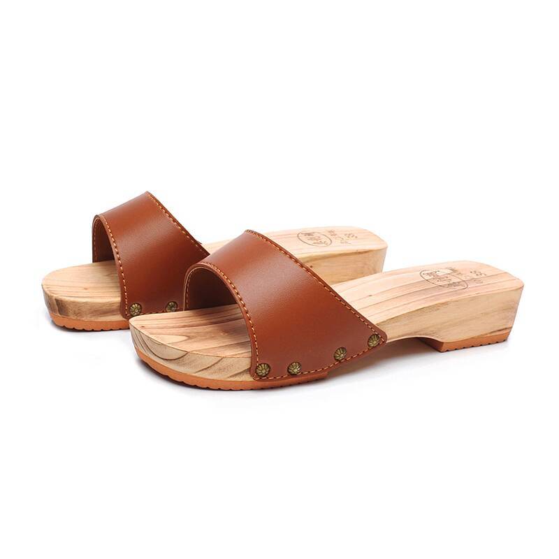 Women Wooden Slippers Summer J - Geta Wooden Sandal ulasan dan harga