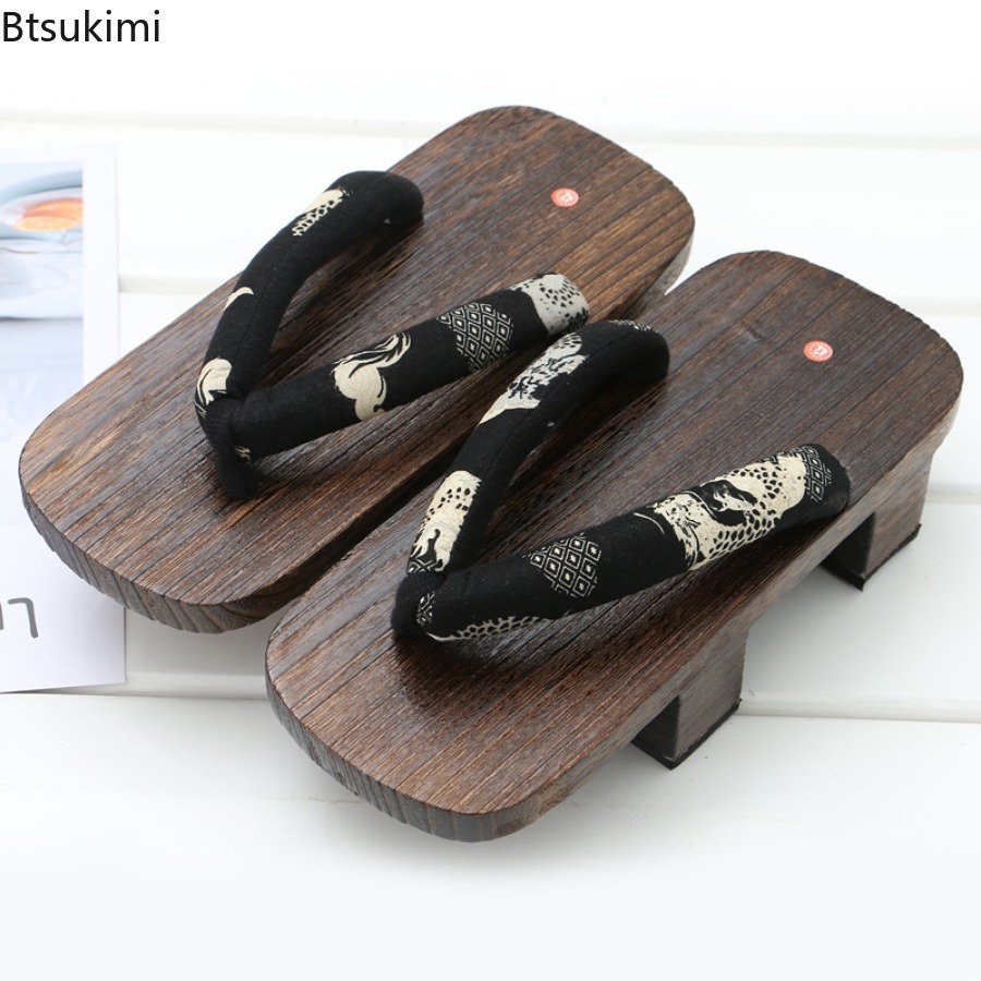 Women Geta Two-toothed Sandals - Geta Wooden Sandal ulasan dan harga