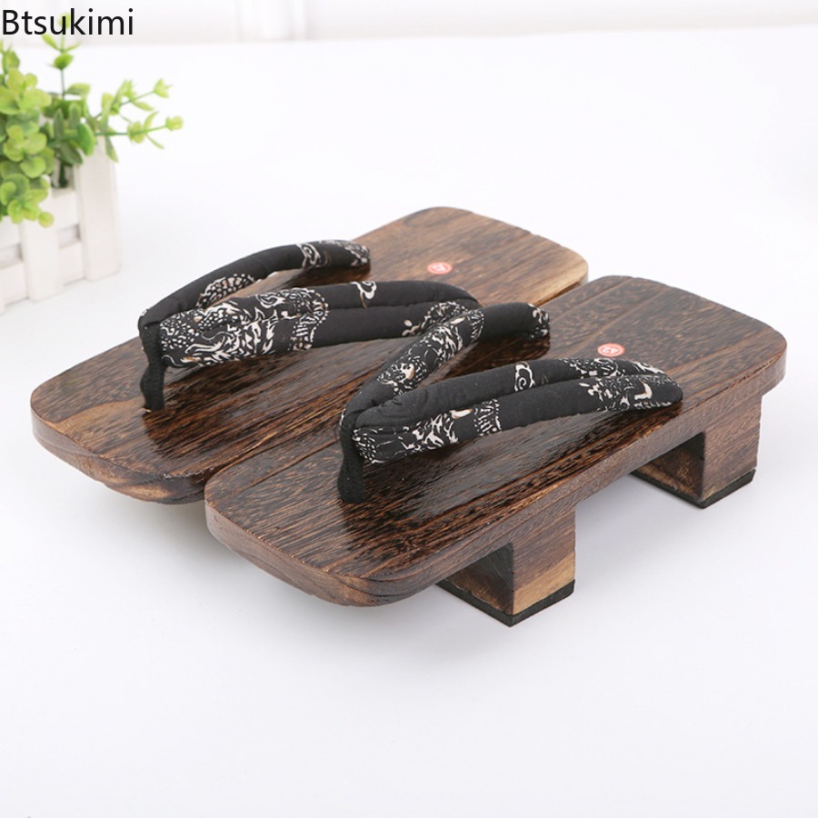 Women Geta Two-toothed Sandals - Geta Wooden Sandal ulasan dan harga