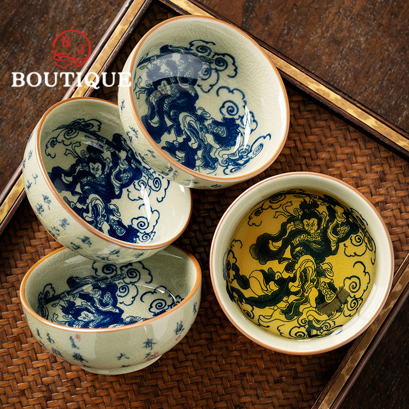 100ml Old Pottery Clay Blue an - Japanese Pottery ulasan dan harga