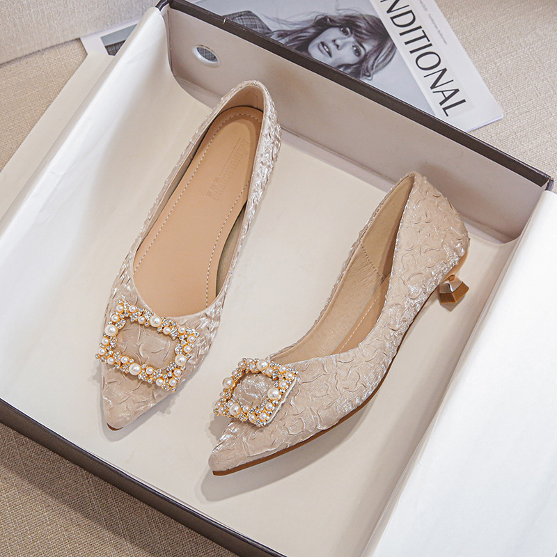 Ivory Textured Satin Pointed T - Japanese Pottery ulasan dan harga